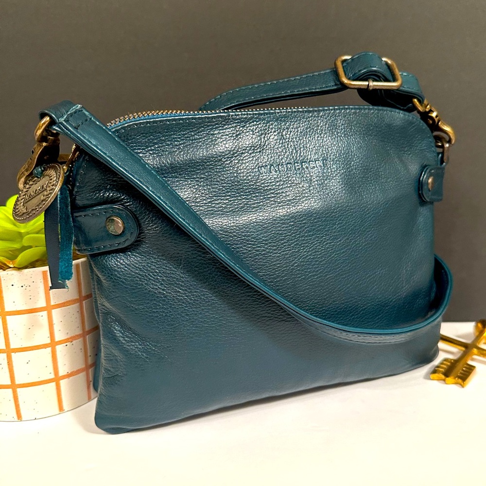 Wanderers Teal Crossbody Bag